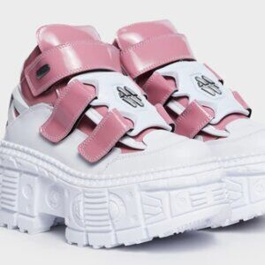 NEW ROCK: ANKLE BOOT PINK TANK PLATFORM CHUNKY  Women's Size 10 US / 42 EU (NEW)